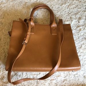 BROWN FOREVER 21 TOTE